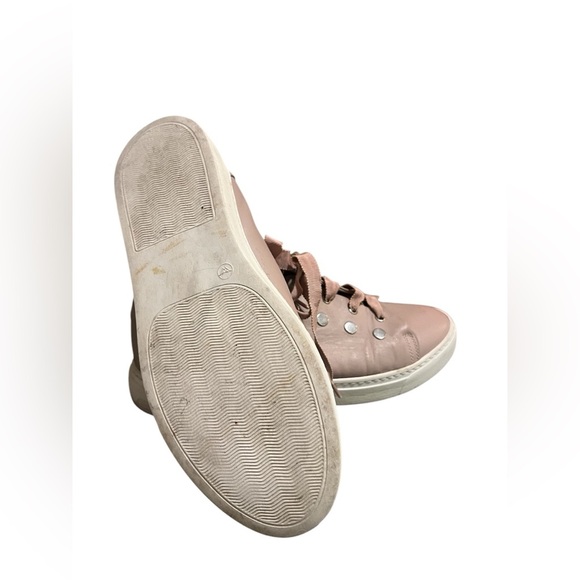 Women's Pink AGL Ribbon Tie Sneakers - Picture 3 of 5